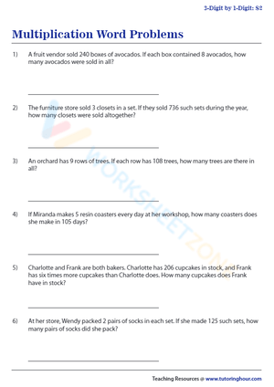 Enhance Math With Multiplication Word Problems