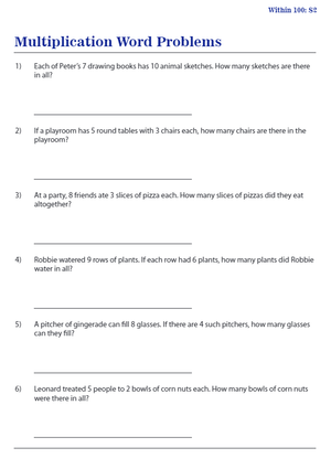 Solving Multiplication Word Problems: Exercise 17