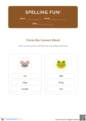 Printable Spelling Practice | Preschool ELA Essential