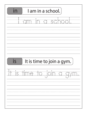 Tracing Sentences: Handwriting Practice