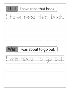 Improve Penmanship with Tracing Sentences