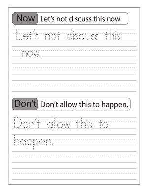 Refine Writing Skills Tracing Sentences