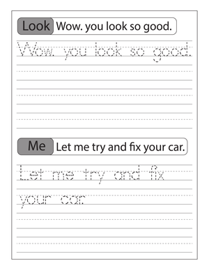 Effective Tracing Sentences Practice