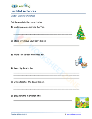 Jumbled sentences 3