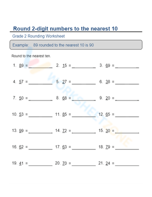 Master Rounding 2-Digit Numbers to the Nearest 10