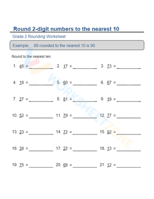 Enhance Math Skills: Rounding to the Nearest 10