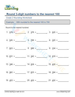 Enhance Math Skills: Rounding to Nearest 100