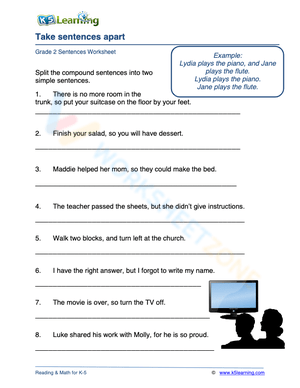 Take sentences apart 1