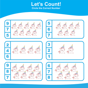 Interactive Worksheet to Learn to Count Letters
