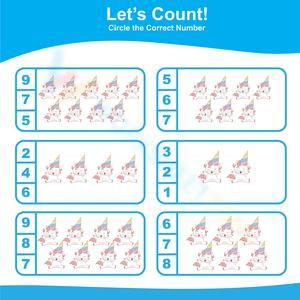 Interactive Worksheet to Learn to Count Letters