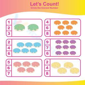 Combining Counting and Letters in This Worksheet