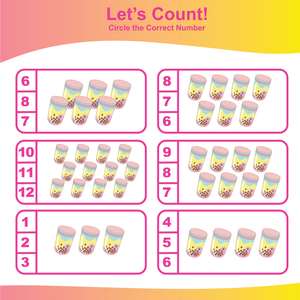 Worksheet for Counting with Alphabet Effectively
