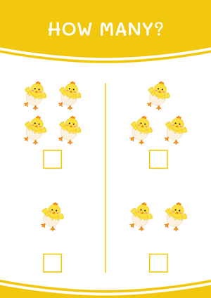 Engaging Count and Learn Worksheet for Students