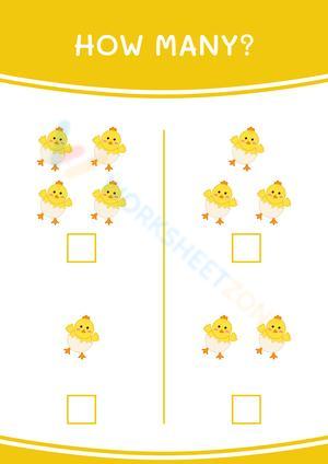 Engaging Count and Learn Worksheet for Students