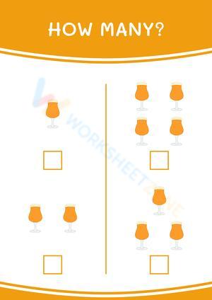 Worksheet on Number Recognition Counting Practice