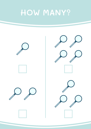 Practice Counting Objects with this Worksheet