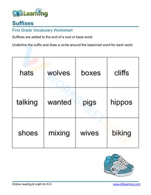 Suffixes 1