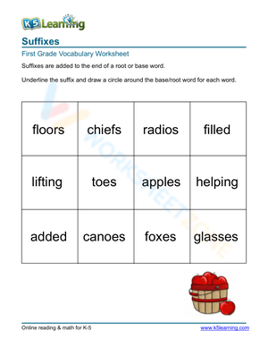 Suffixes 3