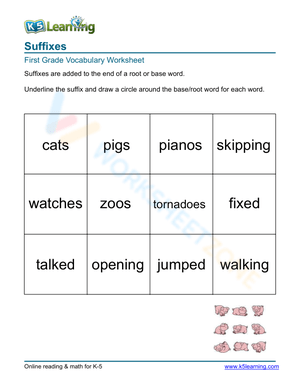 Suffixes 6