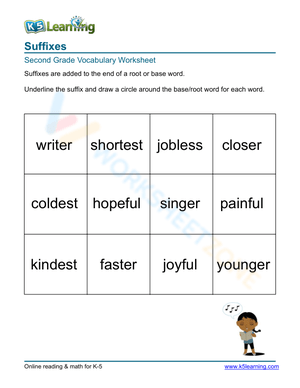 Suffixes 8