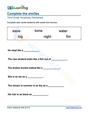 Similes 3