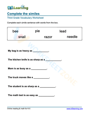 Similes 4