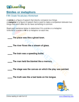 Similes or metaphors 11