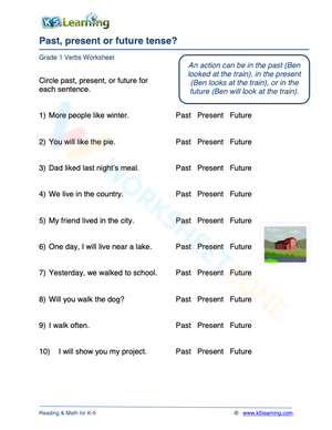 Past, present or future tense? 3