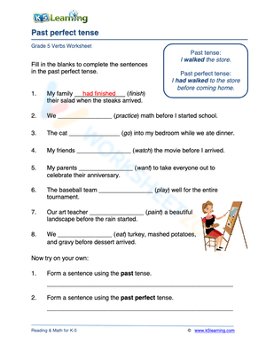 Past perfect tenses 4