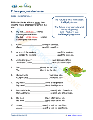 Future progressive tense 1