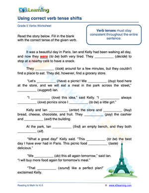 Using correct verb tense shifts 1