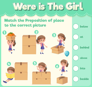 Preschool Prepositions — Printable No-Prep Worksheet