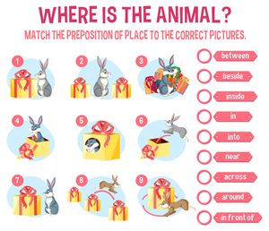 Printable Prepositions Worksheet | Preschool ELA