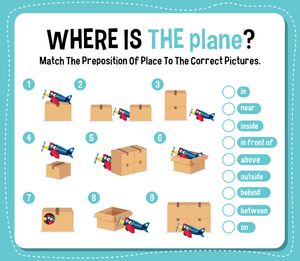 Printable Prepositions Worksheet | Preschool ELA