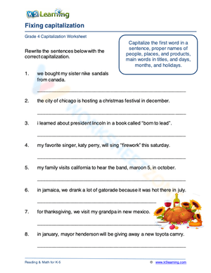 Fixing capitalization 1