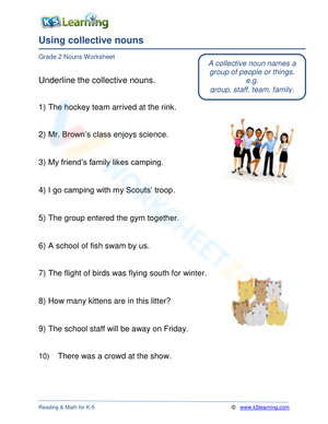 Using collective nouns 1