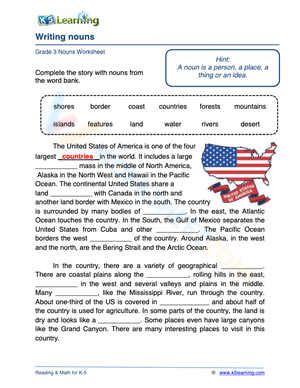 Writing nouns 3