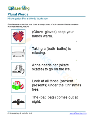 Plural Words 1
