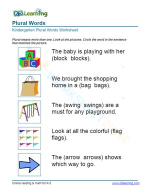 Plural Words 3