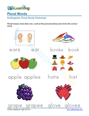Plural Words 11