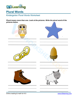 Plural Words 16