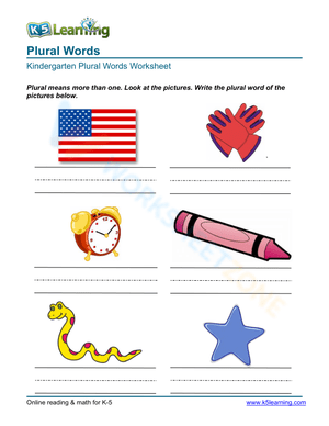 Plural Words 17