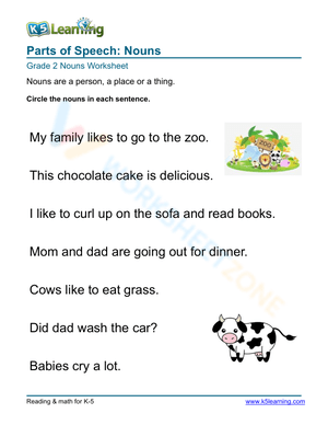 Parts of Speech: Nouns 2