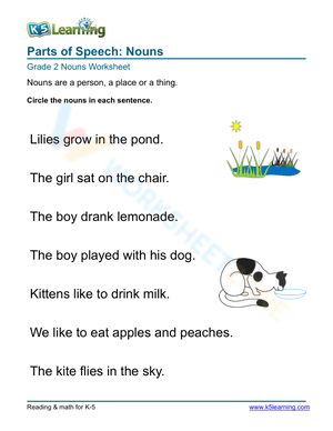 Parts of Speech: Nouns 3