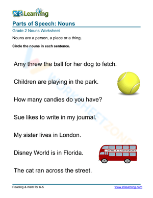 Parts of Speech: Nouns 5