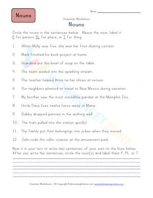 Person, place or thing? 2