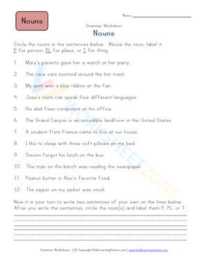 Person, place or thing? 3