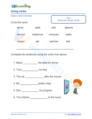 Using verbs 4