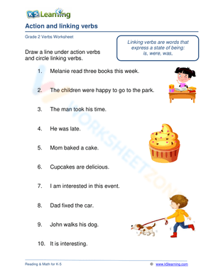 Action and linking verbs 2