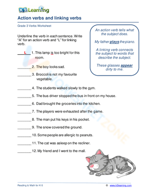 Action verbs and linking verbs 2